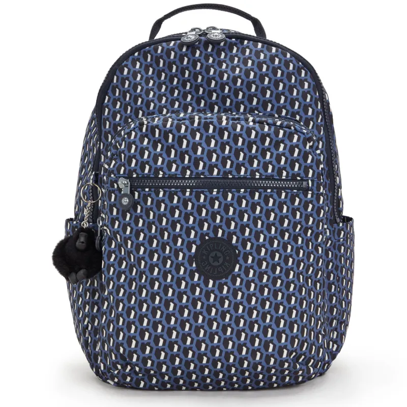 Kipling Business Cases|Backpacks<Seoul Large Printed 15 Laptop Backpack 3D K Blue | Altman Luggage
