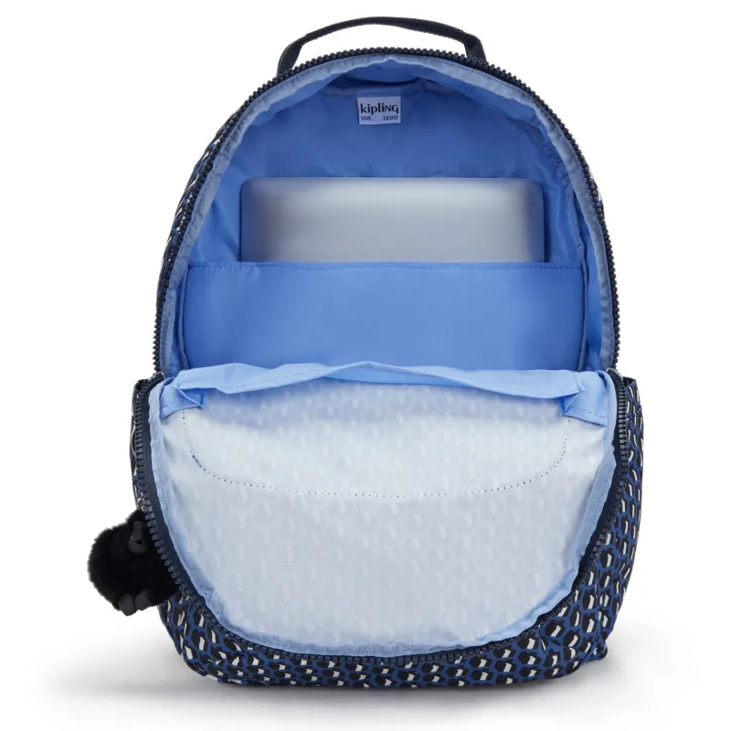 Kipling Business Cases|Backpacks<Seoul Large Printed 15 Laptop Backpack 3D K Blue | Altman Luggage