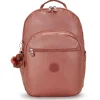 Kipling Backpacks<Seoul Small Copper Metallic Tablet Backpack | Altman Luggage
