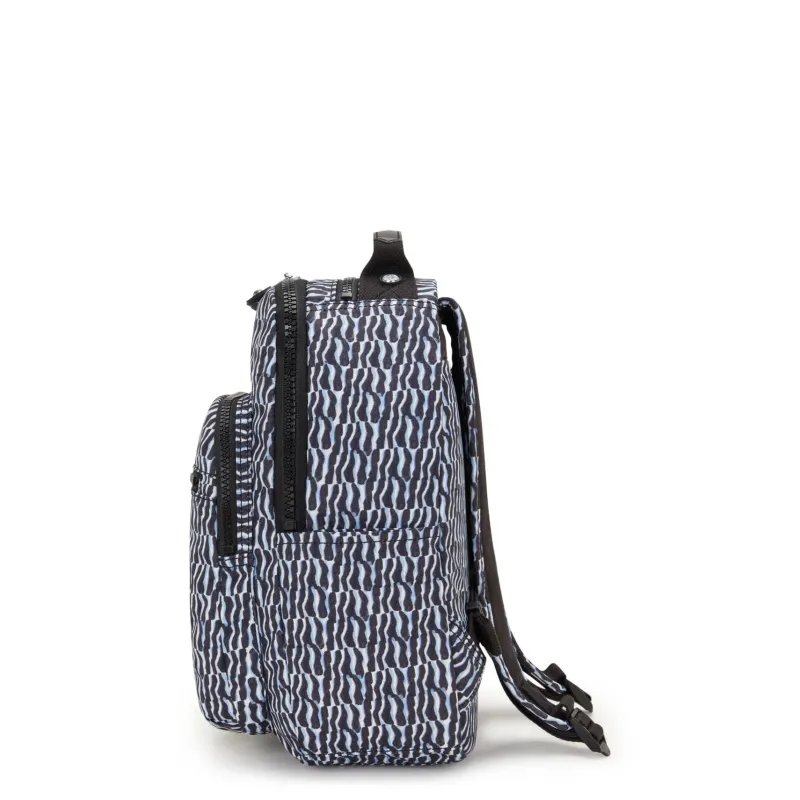 Kipling Backpacks<Seoul Small Tablet Backpack Holiday Waves | Altman Luggage