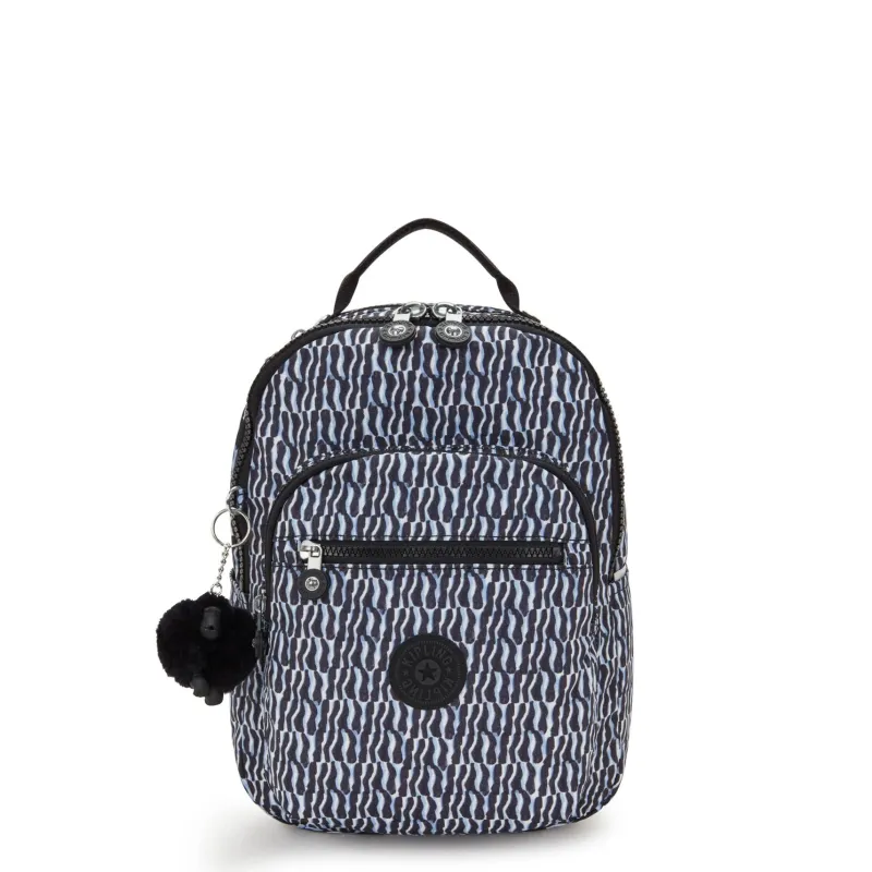 Kipling Backpacks<Seoul Small Tablet Backpack Holiday Waves | Altman Luggage
