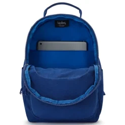 Kipling Backpacks<Seoul Small Tablet Backpack DEEP SKY BLUE | Altman Luggage