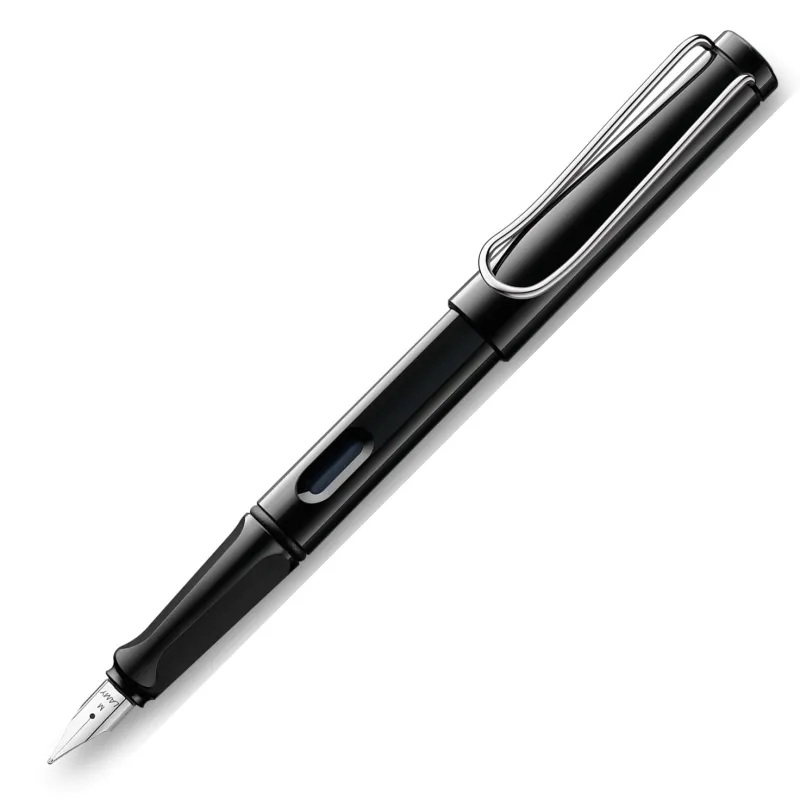 Lamy Fountain<Safari Fountain Pen Sale | Altman Luggage Shiny Black