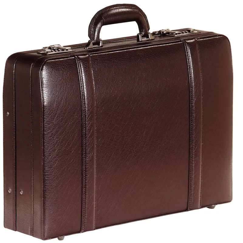 Mancini Portfolios|Business Cases<Leather Expandable Attache Case | Altman Luggage Burgundy