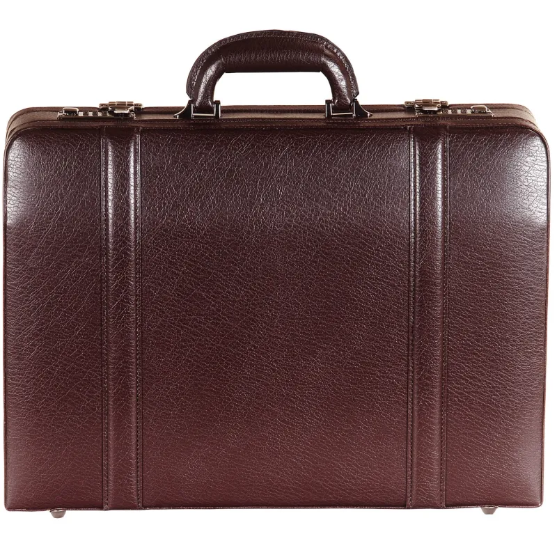 Mancini Portfolios|Business Cases<Leather Expandable Attache Case | Altman Luggage Burgundy