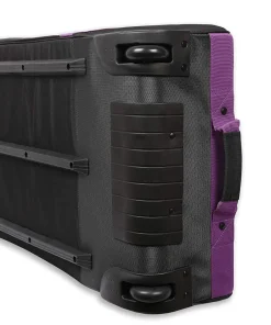 Marco Polo Wheeled Duffels|Checked<Air Lite wheeled Duffel Bag 32 Purple | Altman Luggage BLACK/PURPLE