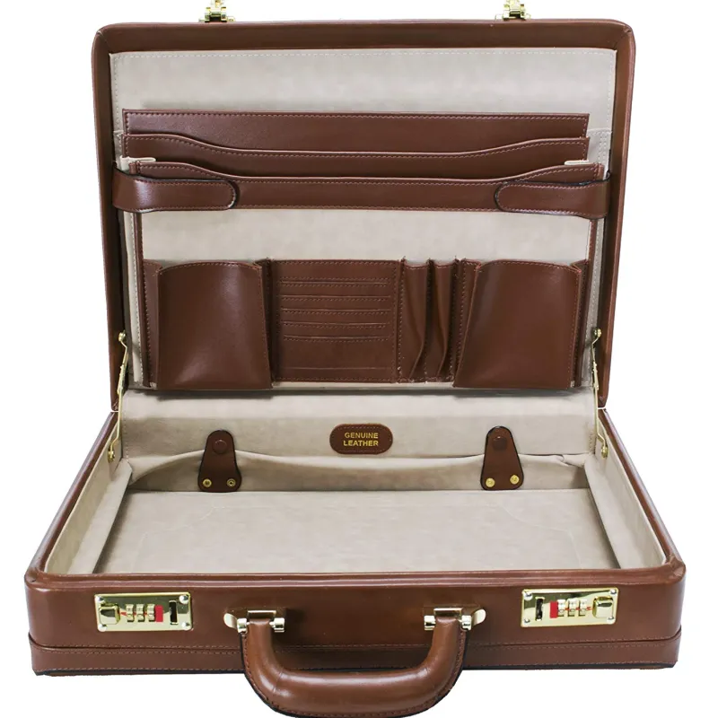 McKlein Business Cases<Harper Leather Expandable Attache Case