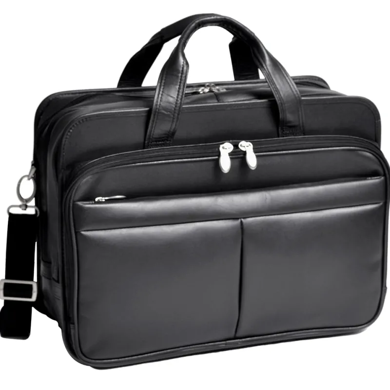 McKlein Business Cases<R Series 8398 Expandable Laptop Case Black