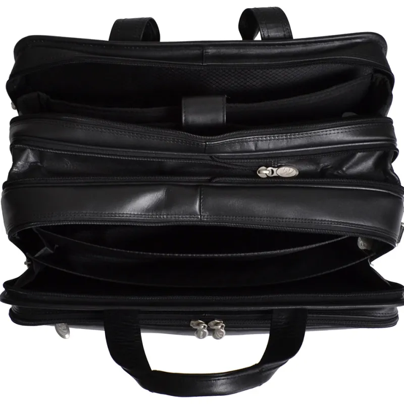 McKlein Business Cases<R Series 8398 Expandable Laptop Case Black