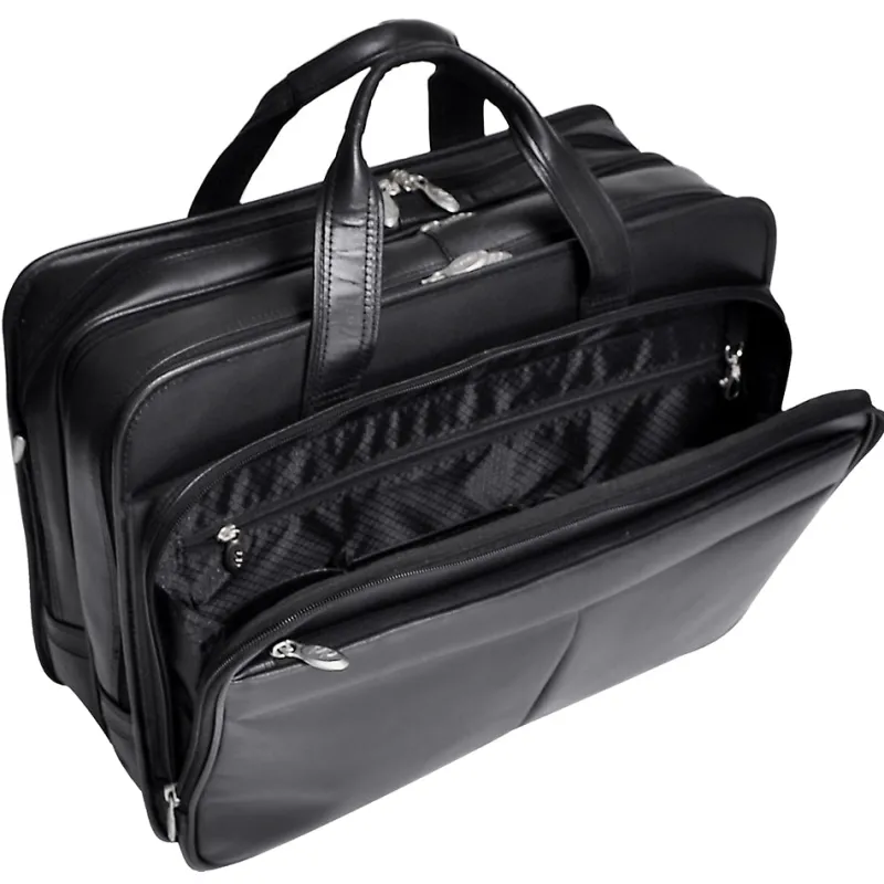 McKlein Business Cases<R Series 8398 Expandable Laptop Case Black