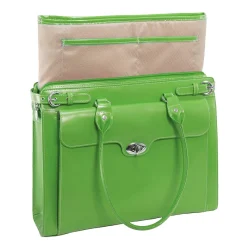 McKlein Business Cases<Winnetka 15.4" Leather Ladies' Laptop Briefcase w/Removable Sl