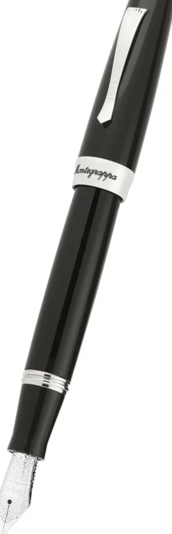 Montegrappa Fountain<Elmo2 Black Fountain Pen | Altman Luggage