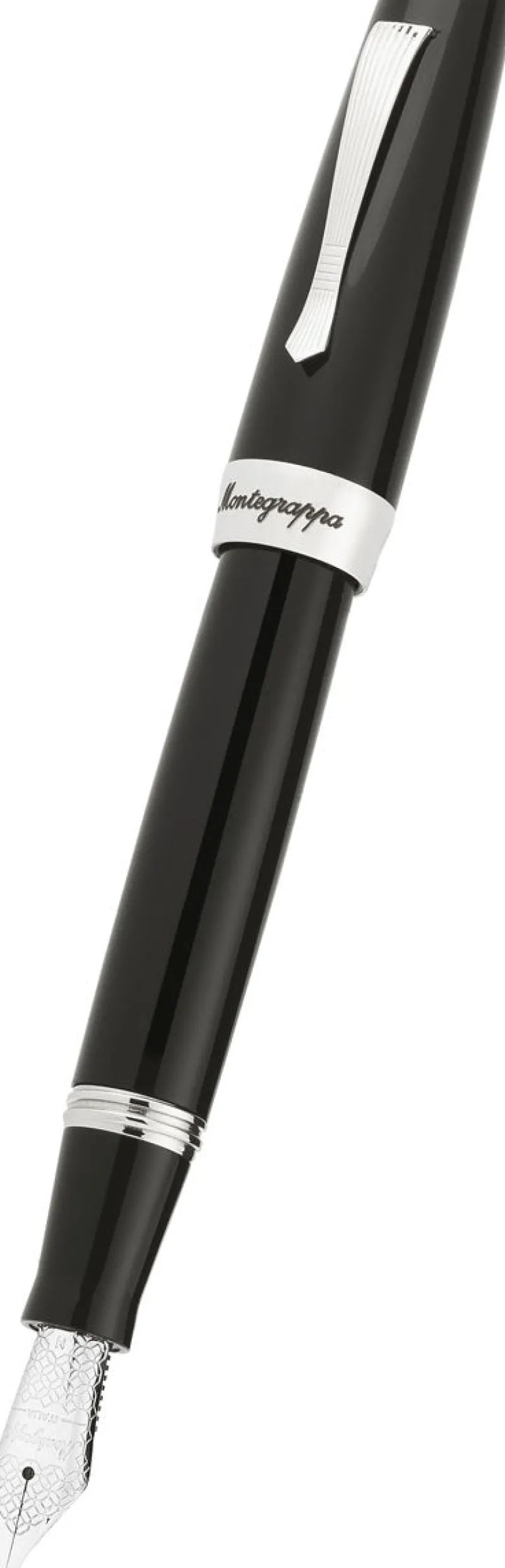 Montegrappa Fountain<Elmo2 Black Fountain Pen | Altman Luggage