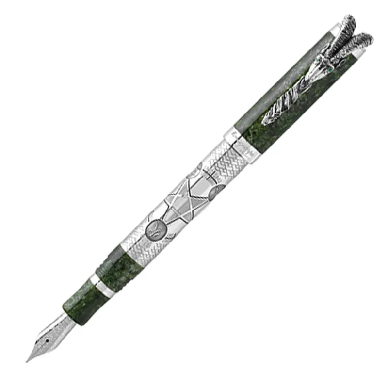 Montegrappa Fountain<Goat 2015 Fountain Pen, Silver Fountain Pen - Model: ISGTN