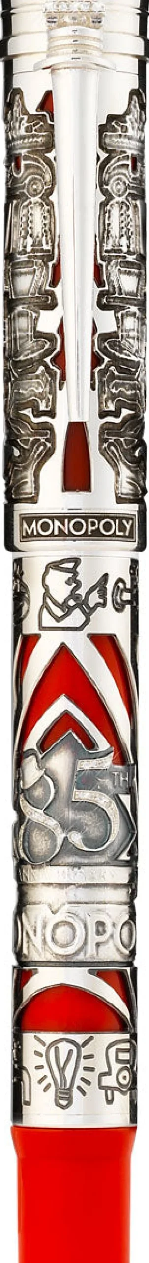 Montegrappa Rollerball|Limited Edition<Monopoly Limited Edition Rollerball Pen | Altman Lugg Red