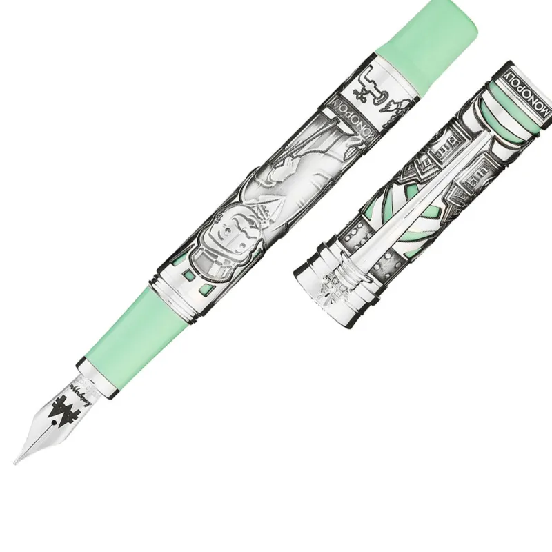 Montegrappa Limited Edition|Fountain<Monopoly Limited Edition Fountain Pen | Altman Lugg Green