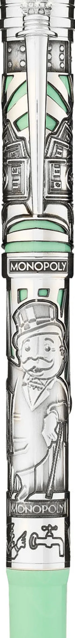 Montegrappa Limited Edition|Fountain<Monopoly Limited Edition Fountain Pen | Altman Lugg Green