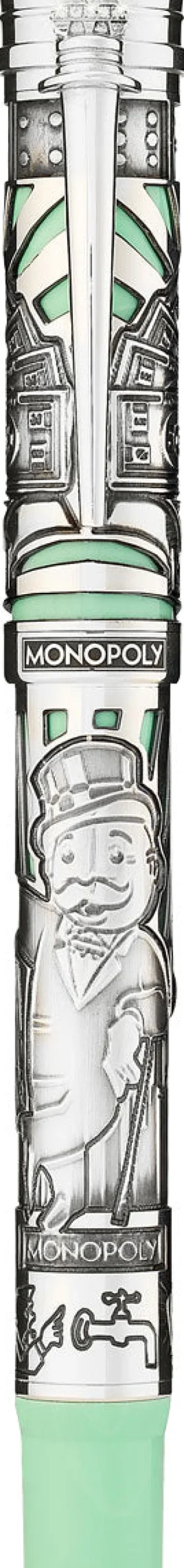 Montegrappa Limited Edition|Fountain<Monopoly Limited Edition Fountain Pen | Altman Lugg Green