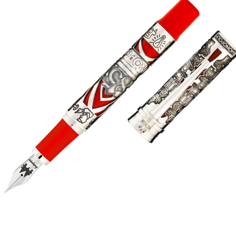 Montegrappa Limited Edition|Fountain<Monopoly Limited Edition Fountain Pen | Altman Luggage Red