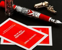 Montegrappa Limited Edition|Fountain<Monopoly Limited Edition Fountain Pen | Altman Luggage Red