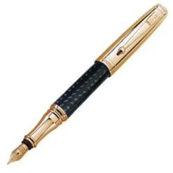 Monteverde Fountain<Invincia Carbon Fiber Fountain Pen MV40062 Rose Gold/Carbon Fiber