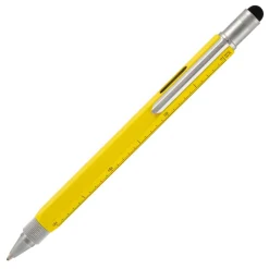 Monteverde Ballpoint<one touch stylus tool pen Yellow