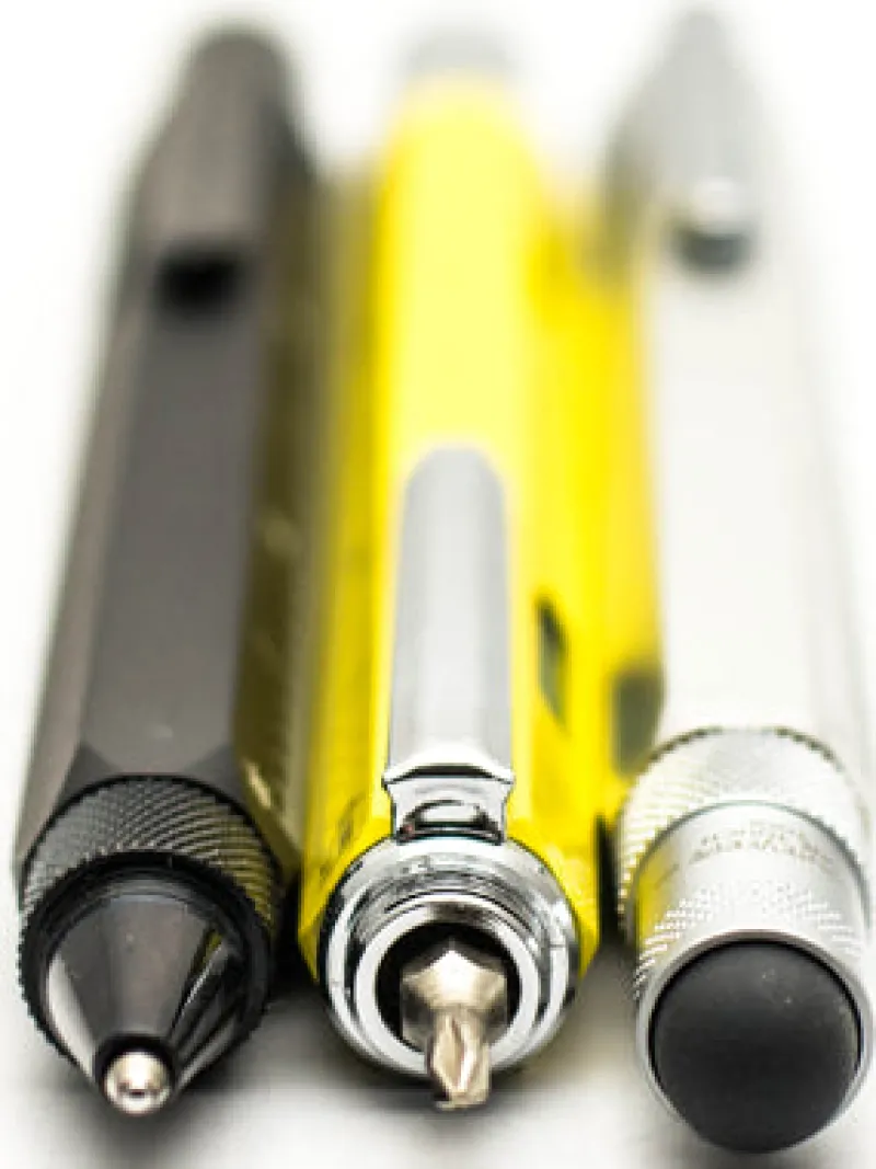 Monteverde Ballpoint<one touch stylus tool pen Yellow
