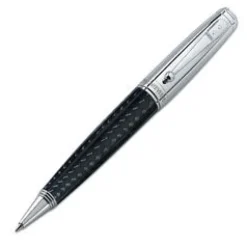Monteverde Ballpoint<Pens Invincia Chrome and Carbon Fiber Ballpoint MV40063