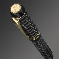 Parker Fountain<Duofold 100 LE Anniversary Centennial Limited Fountain Pen GT Black