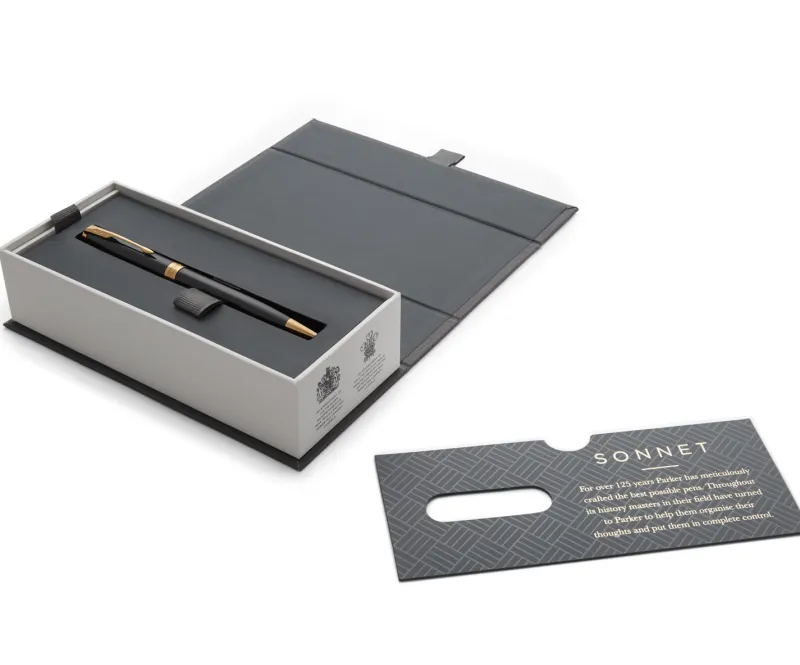 Parker Ballpoint<Sonnet Black Lacquer GT Ballpoint Pen Sale | Altman Luggage