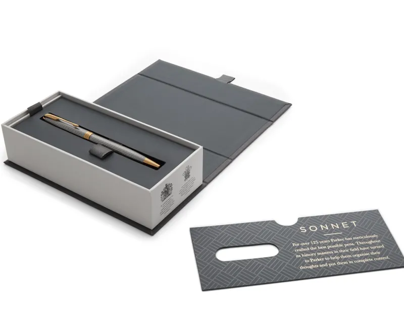 Parker Ballpoint<Sonnet Prestige Cisele Sterling Silver GT Ballpoint Pen Sale Cisele Silver