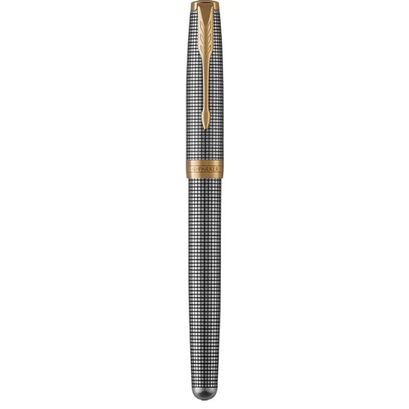 Parker Fountain<Sonnet Prestige GT Fountain Pen 18k nib | Altman Luggage Cisele Silver