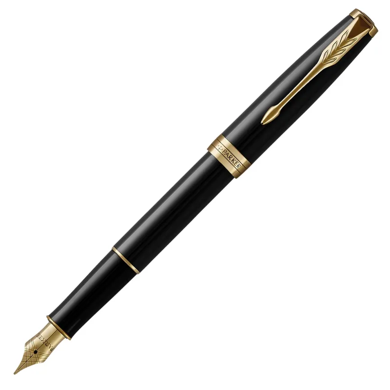 Parker Fountain<Sonnet Red Lacquer GT Fountain Pen on Sale | Altman Luggage Black GT