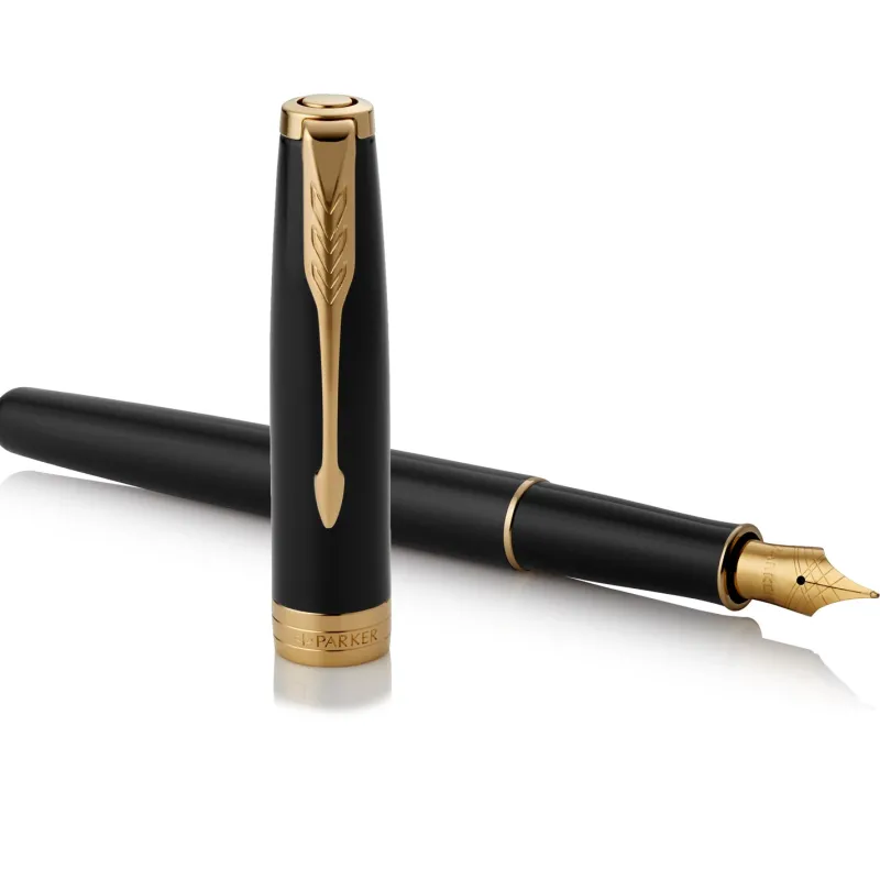 Parker Fountain<Sonnet Red Lacquer GT Fountain Pen on Sale | Altman Luggage Black GT