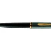 Pelikan Ballpoint<Pens - Souveran 800 Green & Black Ballpoint K800