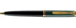 Pelikan Ballpoint<Pens - Souveran 800 Green & Black Ballpoint K800