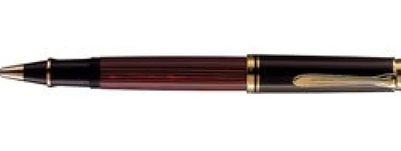 Pelikan Felt Tip<Pens - Souveran 400 Red & Black Rollerball R400