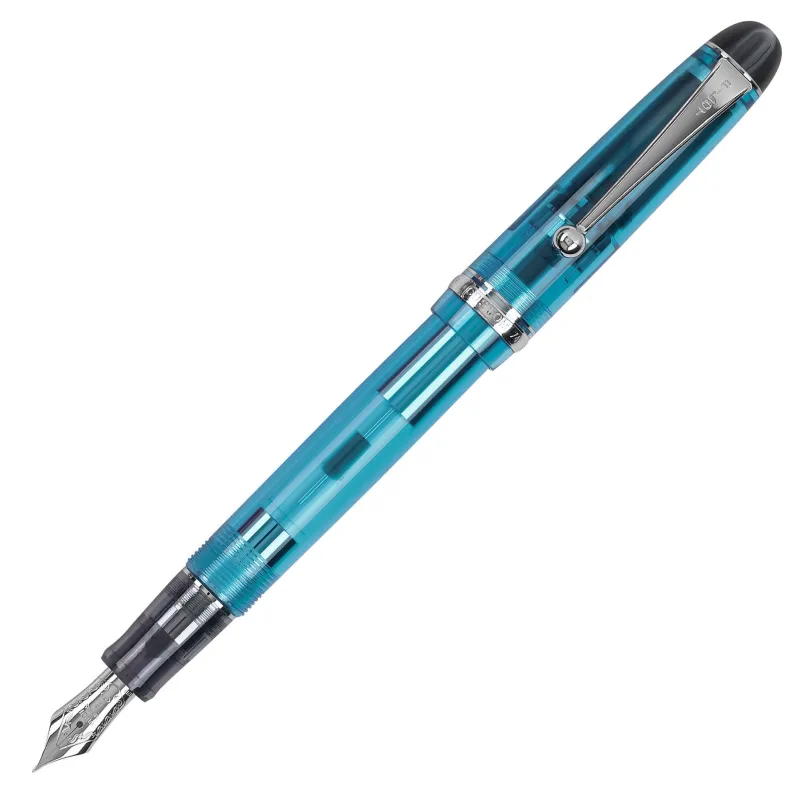 Pilot Fountain<Custom 74 Demonstrator Fountain Pen Teal
