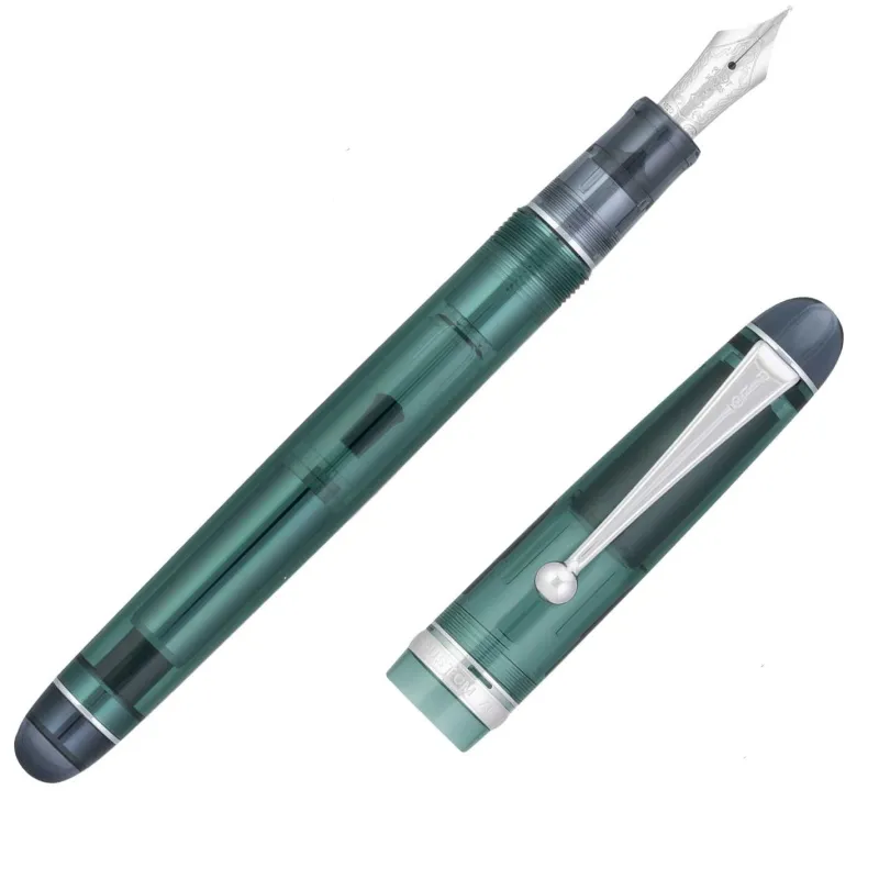 Pilot Fountain<Custom 74 Demonstrator Fountain Pen Forest Green