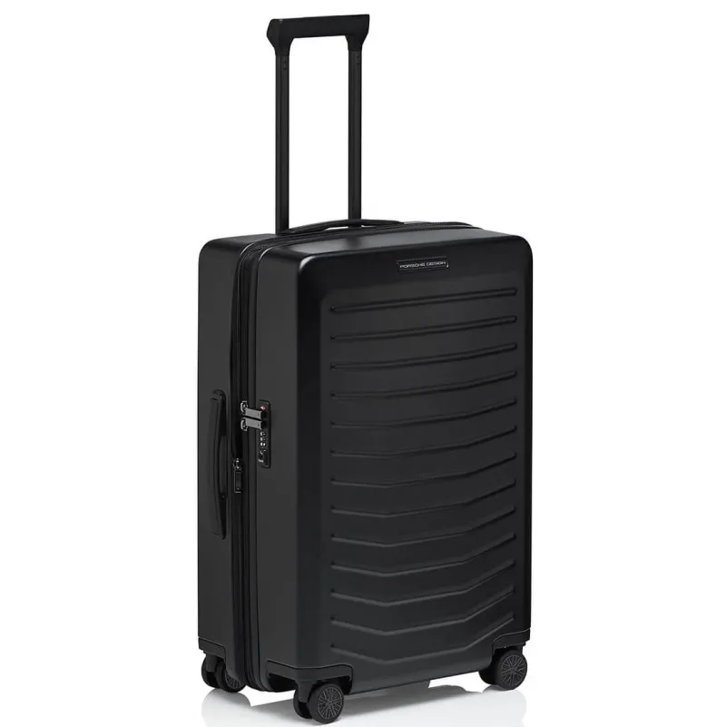 Porsche Design Hardside Luggage|Carry-on Luggage<Roadster Hard 27 inch Spinner Expandable Matte Black