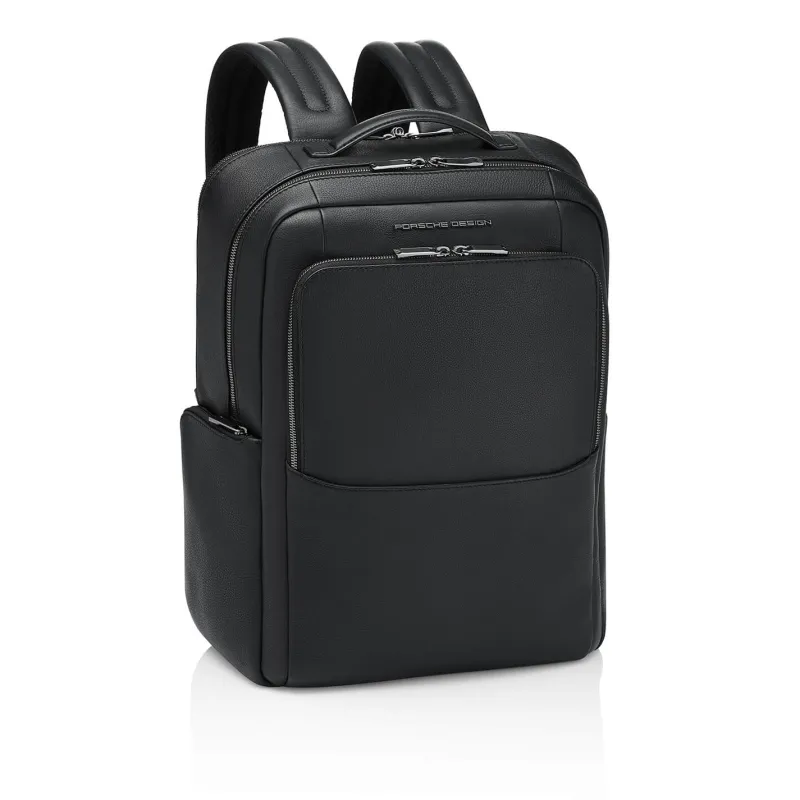 Porsche Design Business Cases|Carry-on Luggage<Roadster Leather Backpack Large | Altman Luggage Black