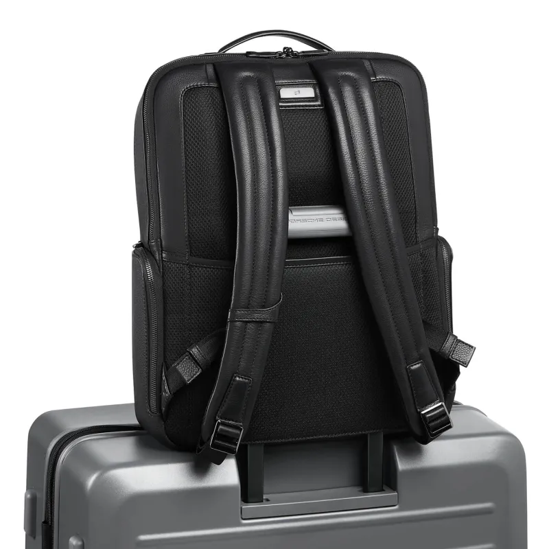 Porsche Design Business Cases|Carry-on Luggage<Roadster Leather Backpack Large | Altman Luggage Black