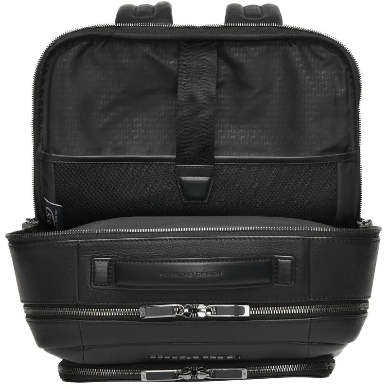 Porsche Design Business Cases|Carry-on Luggage<Roadster Leather Backpack Large | Altman Luggage Black