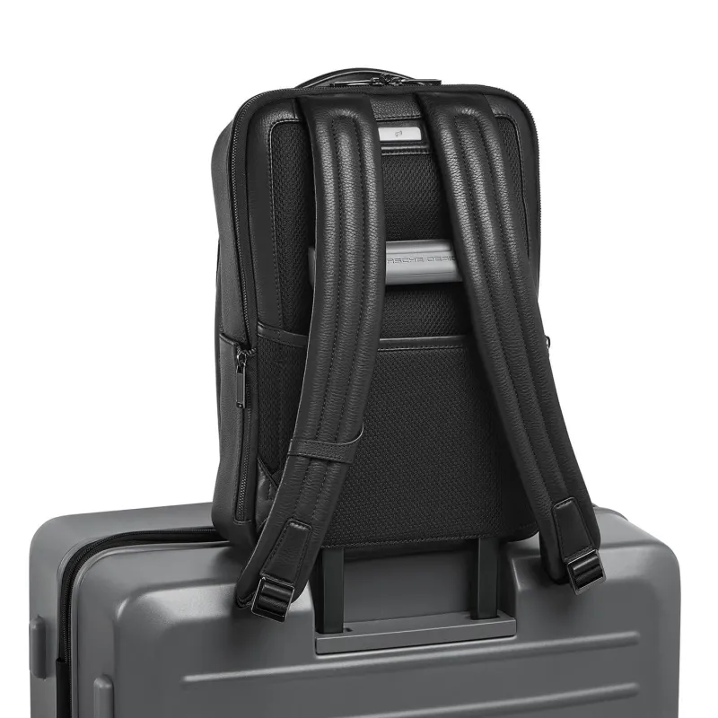 Porsche Design Business Cases|Carry-on Luggage<Roadster Leather Backpack XS | Altman Luggage Black