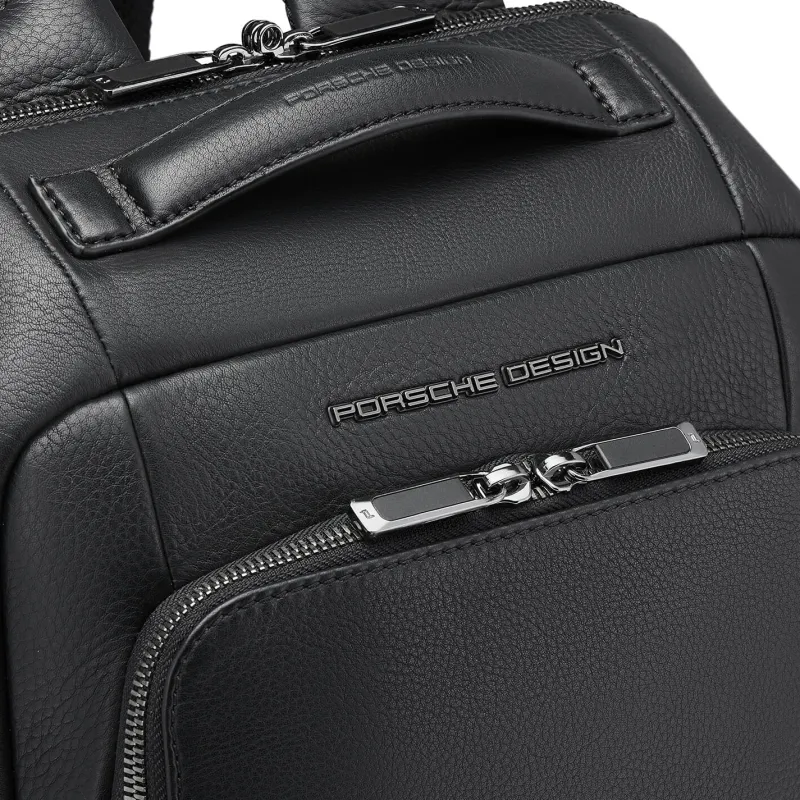 Porsche Design Business Cases|Carry-on Luggage<Roadster Leather Backpack XS | Altman Luggage Black