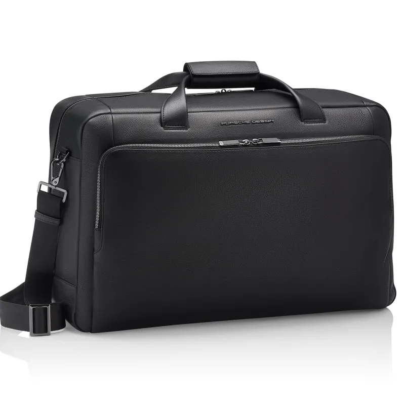 Porsche Design Carry-on Luggage<Roadster Leather Weekender | Altman Luggage Black