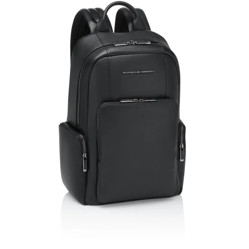 Porsche Design Business Cases|Carry-on Luggage<Roadster Leather Backpack Small Black | Altman Luggage