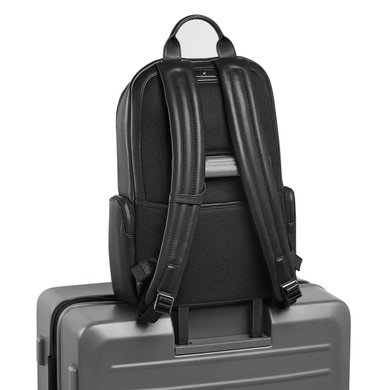 Porsche Design Business Cases|Carry-on Luggage<Roadster Leather Backpack Small Black | Altman Luggage