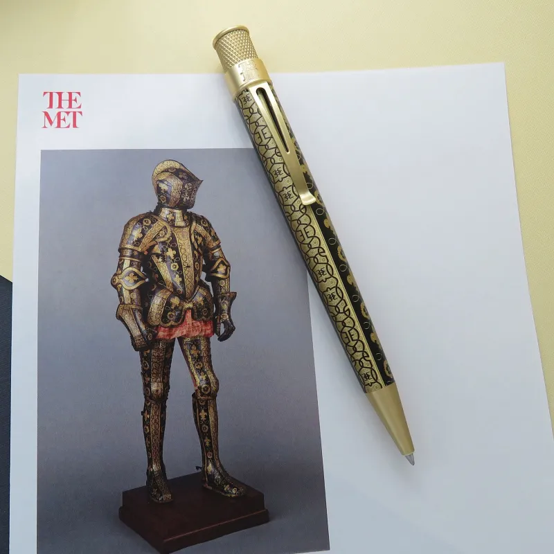 Retro 51 Rollerball|Felt Tip<Metropolitan Museum Limited Edition Tudor Armor Rollerball