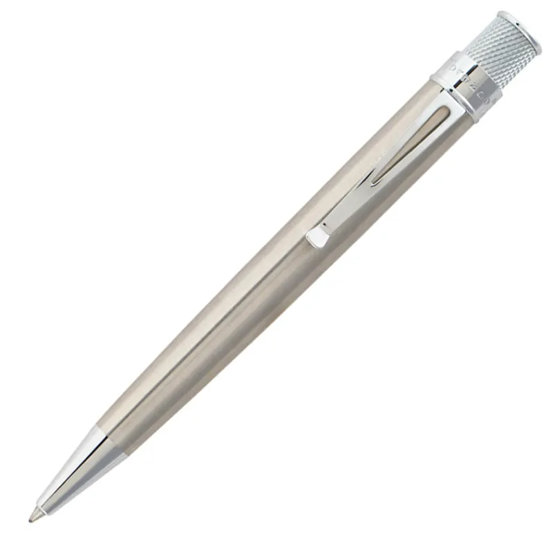 Retro 51 Rollerball<Retro 1951 Tornado Classic Lacquer Rollerball Pen Stainless Steel